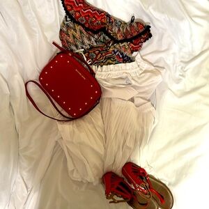 Cato’s Medium Sleeveless One Shoulder Blouse